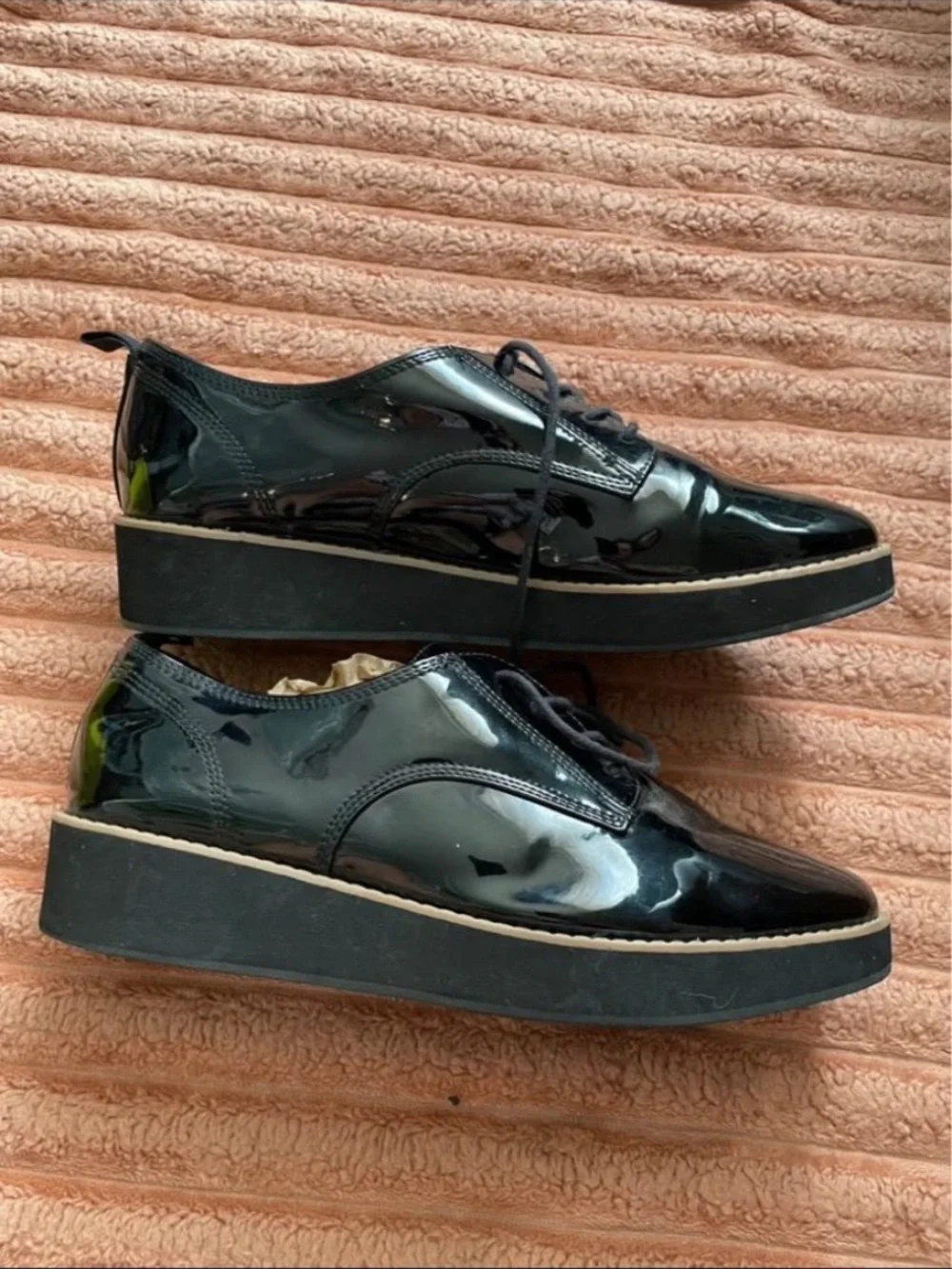 Mix No. 6 Men’s Black Patent Derby Oxfords